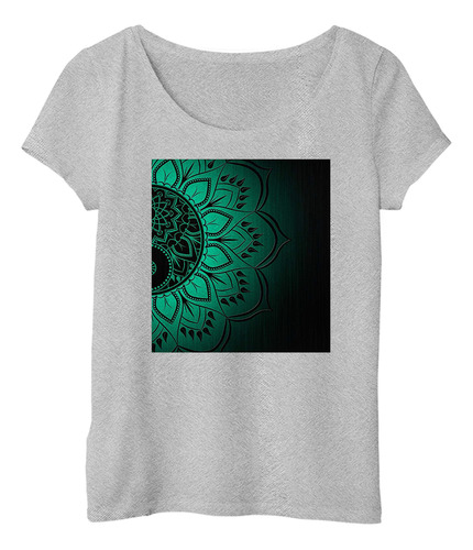 Remera Mujer Mandala Lila Violeta Color Rosas Dibujo P3