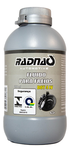 Fluido De Freio Radnaq Dot4 Lv 200ml