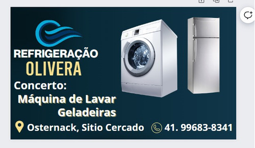 Reparação Concerto De Máquinas De Lavar E Geladeira 