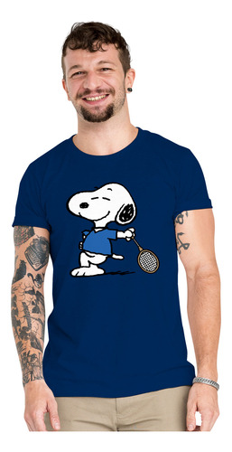 Polera Snoopy Padel Tenis Pro Peanuts Algodon Organico Wiwi