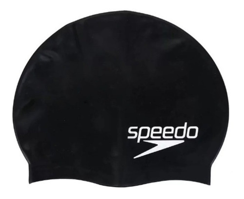 Gorro de natación Speedo Slim Cap de silicona, color negro