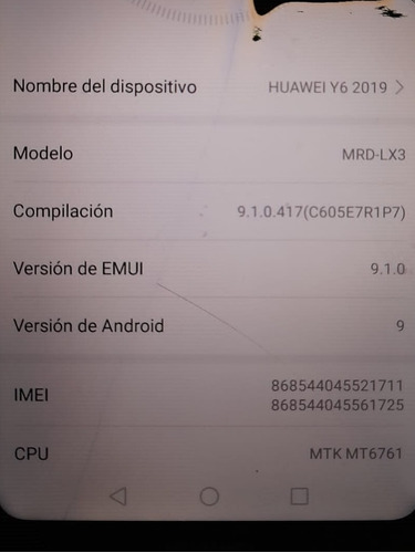 Tarjeta Logica Huawei Y6 2019 Dual Sim Cualquier Compañia