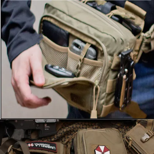 Mochila Militar Pechera Mariconera Cruzada 1 Tirante Bolso.