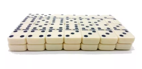 Jogo De Domino Profissional 28 Peças Jumbo 1,1 Cm Espessura