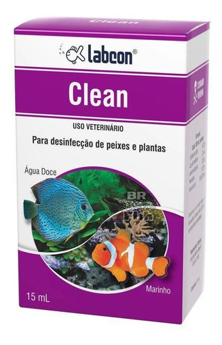 Alcon Labcon Clean 15ml Quarentena Desinfecta Peixe E Planta