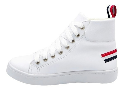 Tenis Bota Hombre Tomy Sneaker Vestir Casual 700-bt Blancos | Envío gratis