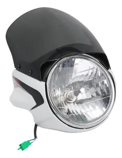 Faro Delantero Completo Para Bajaj Boxer Bm150 Blanco Mtc
