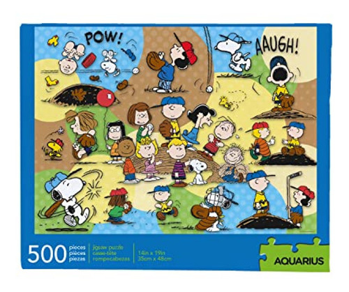 Aquarius Peanuts Baseball Puzzle (rompecabezas De 500 Piezas