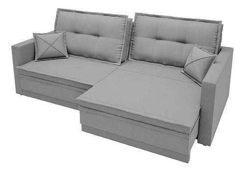 Sofá sin caja retráctil y reclinable Astro de 2 m, color grafito