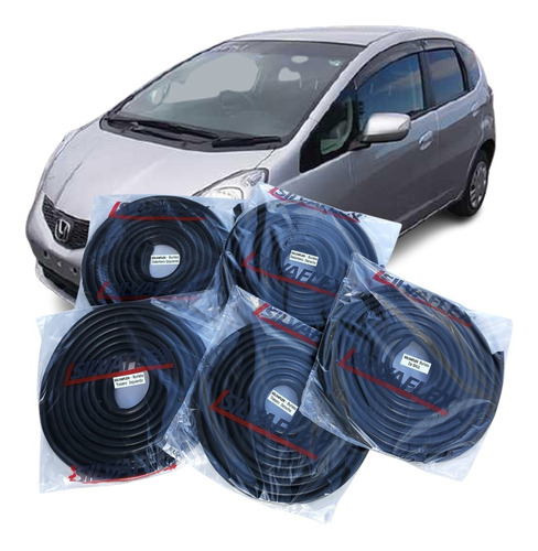 Burletes Puertas + Baul Honda Fit (5 Unidades) + Regalo!