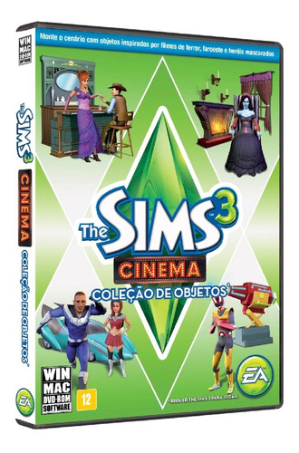 Pacote Expansão Física Do Jogo The Sims 3 Cinema Pc Ou Mac