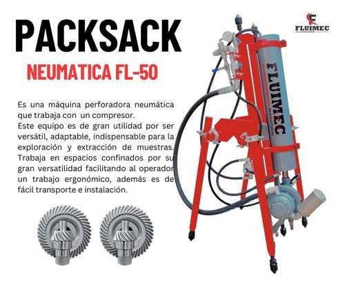 Packsack Fl-50 / Equipo Eficiente Para Espacios Confinados