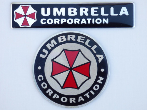 Logo De Aluminio Coche 3d, Umbrella Corporación.