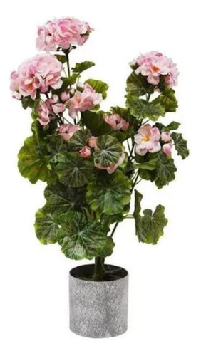 Planta Flores Rosas Artificial Decorativa Cyclamen 45 Cm