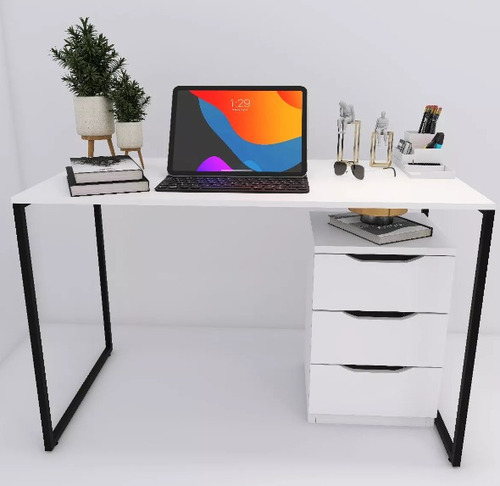 Escrivaninha Mesa Gamer P/ Computador Cor Preto