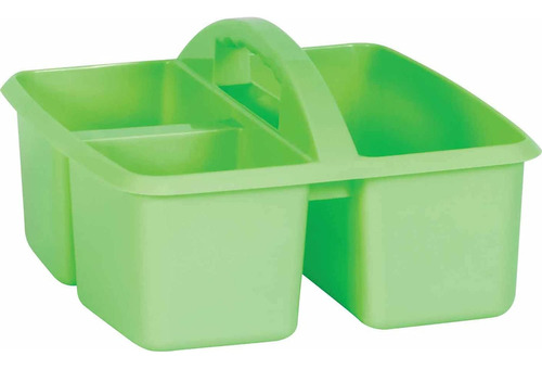 Caja De Almacenamiento De Plástico Color Menta Con Recursos 