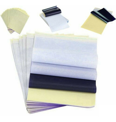 Imagen 2 de 7 de Papel Transfer Tatuaje - Papel Hectografico Tattoo