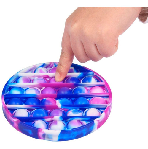 Push Pop It Fidget Juguete Burbujas Antiestrés Colores 1pz F
