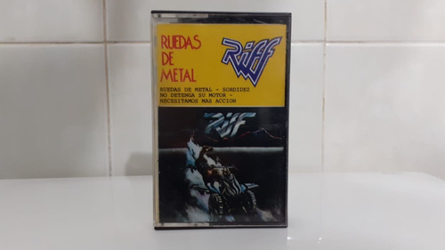 Cassette Coleccionistas Original Riff Ruedas De Metal 