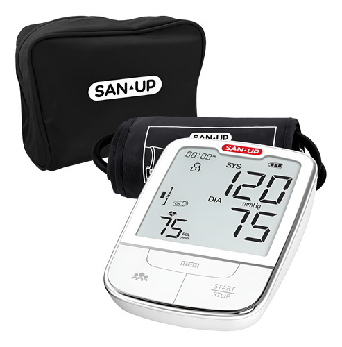 Tensiometro Digital Automatico De Brazo San Up Dbp-6182 Gtia Blanco