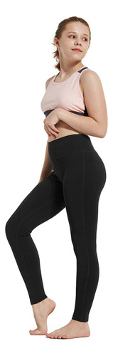 Mallas De Ballet Baleaf Leggings Negros Para Niñas, Pantalon