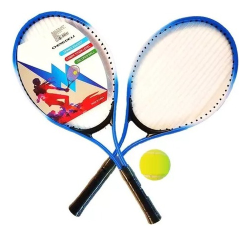  Set De 2 Raquetas De Tenis Más Pelota 