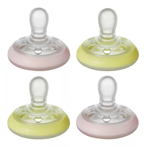 Chupete Closer To Nature 0-6 Meses Pack X 2 Tommee Tippee Color Rosa