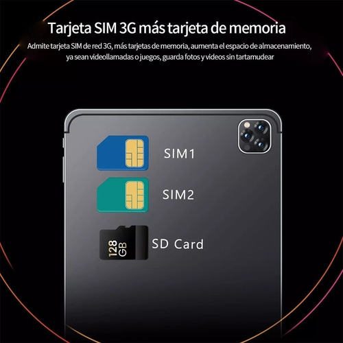Imagen 2 de 10 de Tableta Mt6797 Chip 10.1 128gb Azul Y 6gb Memoria Ram