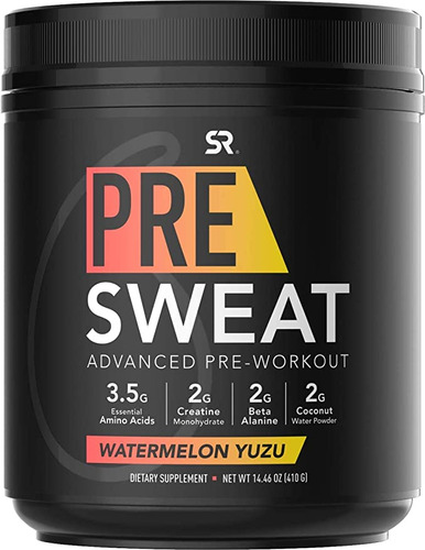 Presweat Advanced Pre-workout Energy Powder | 9 Aminoácidos