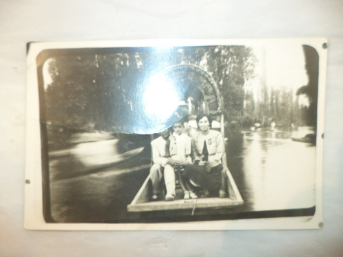 Vintage Fotografía (1950) Xochimilco 4