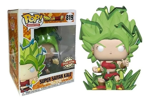 Funko Pop! Dragon Ball Super Saiyan Kale # 819 Orig. Replay