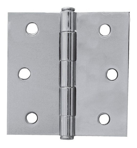 Bisagra 3x3 Ferle Sencilla Niquelada (2 Pares)