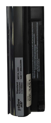 Imagen 2 de 10 de Batería Dell M5y1k 3451 3551 3567 5558 5758 Gxvj3 Compatible