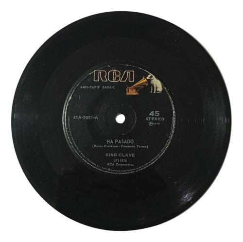 Vinilo Single De King Clave - Ha Pasado( F141 (Usado)