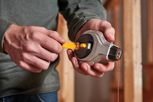 Tiza Para Chocla Roja Tira Lineas Repuesto Dewalt