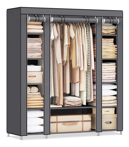 Ropero Rack Closet Armable Guradaropa Recamara Organizacion