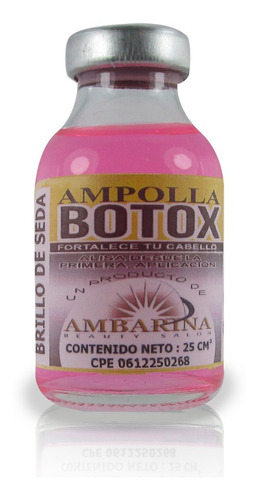 Ampolla Capilar Botox Brillo De Seda 25 - mL a $920