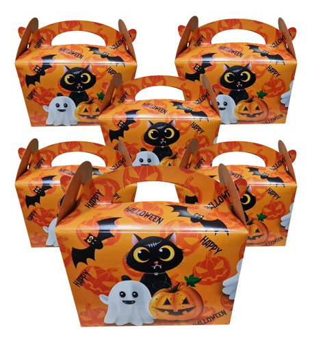 Cajita Feliz Sorpresas X 12und Halloween Naranjas