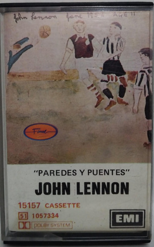 John Lennon  Paredes Y Puentes Cassete La Cueva Musical