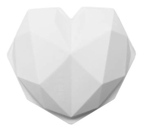 Molde Silicón Corazón  Diamante Grande
