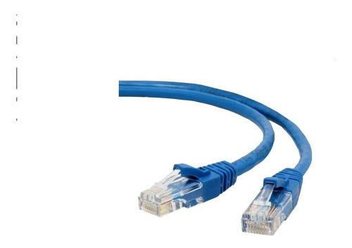 Cable Red Utp Patchcord 1 Metro Rj45 Cat5e Ethernet X1 Azul