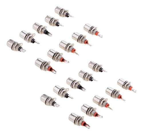Adaptador De Conectores Hembra Hembra Rca De Montaje En