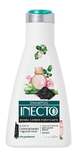 Inecto Bomba Carbón Shampoo Purificante 400ml