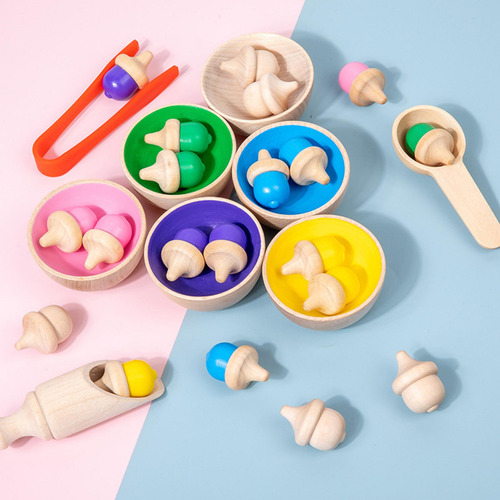 Bolas Para Niños En Tazas Juguete Montessori Clasificación