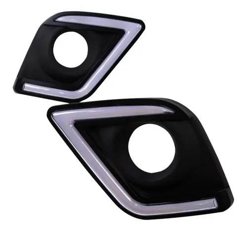Bisel Biseles Led Niebla Toyota Hilux 2016-2020 Blanco Ambar