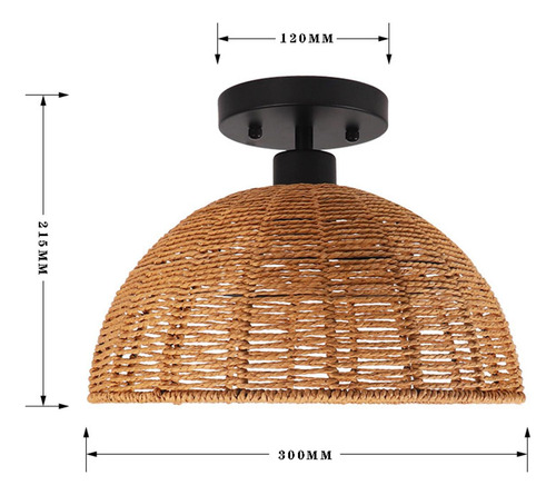 Tonos De Lámpara De Techo Decoración Estilo Rústico