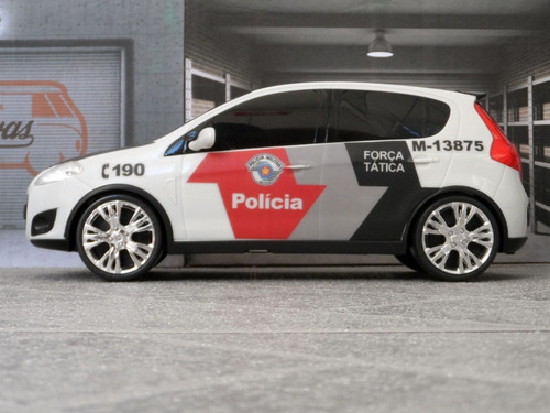 Miniatura Viatura Fiat Palio Polícia Militar Pm Sp