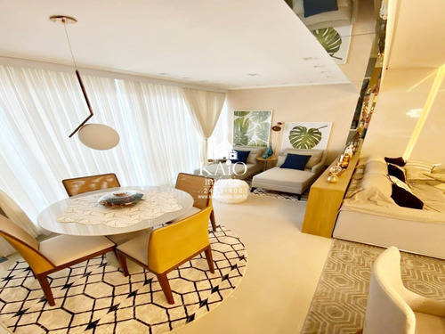 Imagem 2 de 21 de Apartamento Todo Mobiliado 116m² 2 Suites Ar Condicionado Varanda Gourmet 2 Vagas