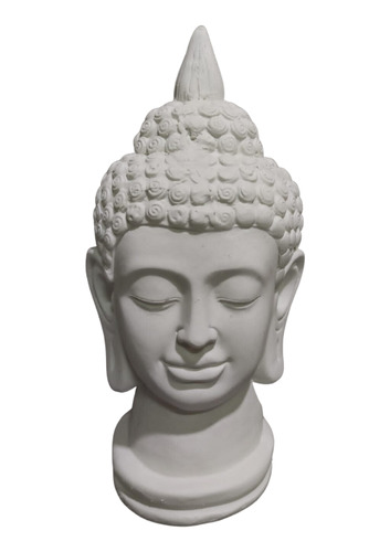 Imagem De Buda Hindu 22cm Em Gesso Cru