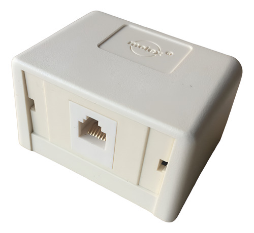 Caja Superf. C/módulo-uso-ll/1xrj11/12cat.3-6w/molex